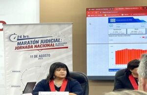 Maratón Judicial permitió atender más de 47 mil actos procesales en 24 horas