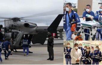 Dirección de Sanidad Policial (Dirsapol) traslada a oficial PNP que resultó herido por invasores de terrenos en Iquitos(VIDEO)