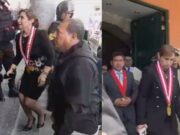 Ayacucho: pobladores reciben con insultos a Patricia Benavides “Fuera Fiscal Bamba”(VIDEO)