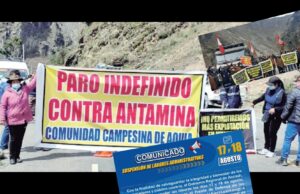 Paro Regional contra minera Antamina pobladores denuncian maniobras que impiden construcción de Hospital(VIDEO)