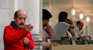 Congresista Héctor Valer insulta a ciudadanos en una clínica: «Ladrón tu madre»(VIDEO)