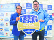 La delincuencia tiene los días contados en San Luis El alcalde Ricardo Pérez con Alvaro Castro, director ejecutivo de Legado.