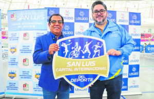 La delincuencia tiene los días contados en San Luis El alcalde Ricardo Pérez con Alvaro Castro, director ejecutivo de Legado.