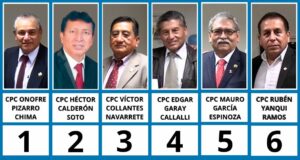 Colegio de Contadores de Lima presentó candidatos a Consejo Directivo 2023-2025