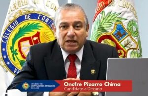 Onofre Pizarro, propone reactivar Mutual del Contador para otorgar créditos a bajos intereses