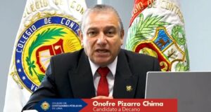 Onofre Pizarro, candidato al Colegio de Contadores Públicos de Lima propone reactivar mutual del contador