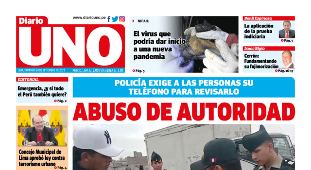 Edición del 24 de setiembre de 2023