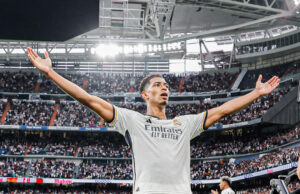 Inglés Bellingham salvó al Real Madrid con gol suyo venció al Getafe 2-1