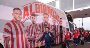 Selección de Paraguay también llegó a Ciudad del Este