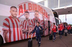 Selección de Paraguay también llegó a Ciudad del Este