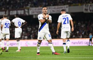 Histórica actuación de Lautaro Martínez al anotar los cuatro goles del Inter al Salernitana