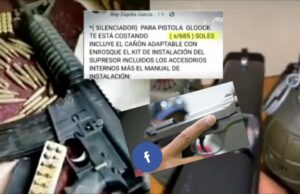 Pistolas, carabinas y granadas: Se venden como pan caliente en redes sociales