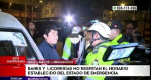 SJL: Bares y licorerías no respetan horario de estado de emergencia
