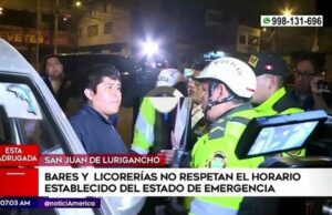 SJL: Bares y licorerías no respetan horario de estado de emergencia