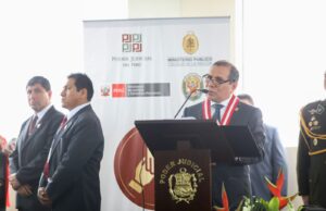 Presidente del Poder Judicial, Javier Arévalo: «Todo aquél que mate a un policía merece cadena perpetua»