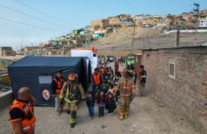 Municipalidad de Chorrillos desarrolló el ‘Simulacro Nacional en asentamiento humano Pacífico de Villa