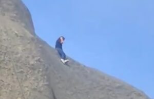 Costa Verde: mujer se lanza desde lo alto del acantilado (VIDEO)