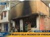 Incendio en Los Olivos: Mujer muere al quedarse atrapada en su vivienda(VIDEO)