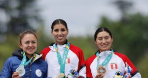 Kimberly García se llevó la de iro en la prueba de Marcha Atlética de los Panamericanos