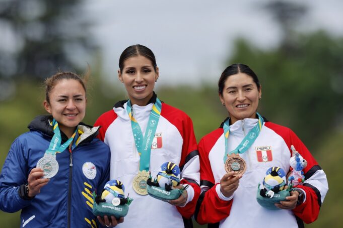 Kimberly García se llevó la de iro en la prueba de Marcha Atlética de los Panamericanos