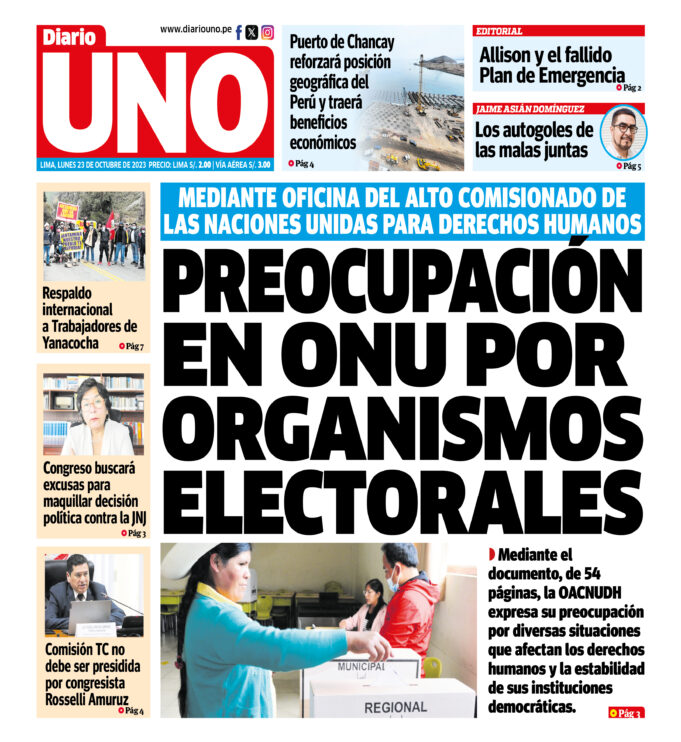 Edición del 23 de octubre de 2023