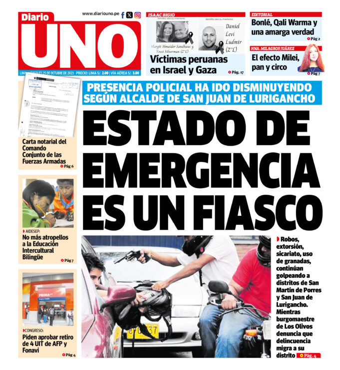 Edición del 25 de octubre de 2023