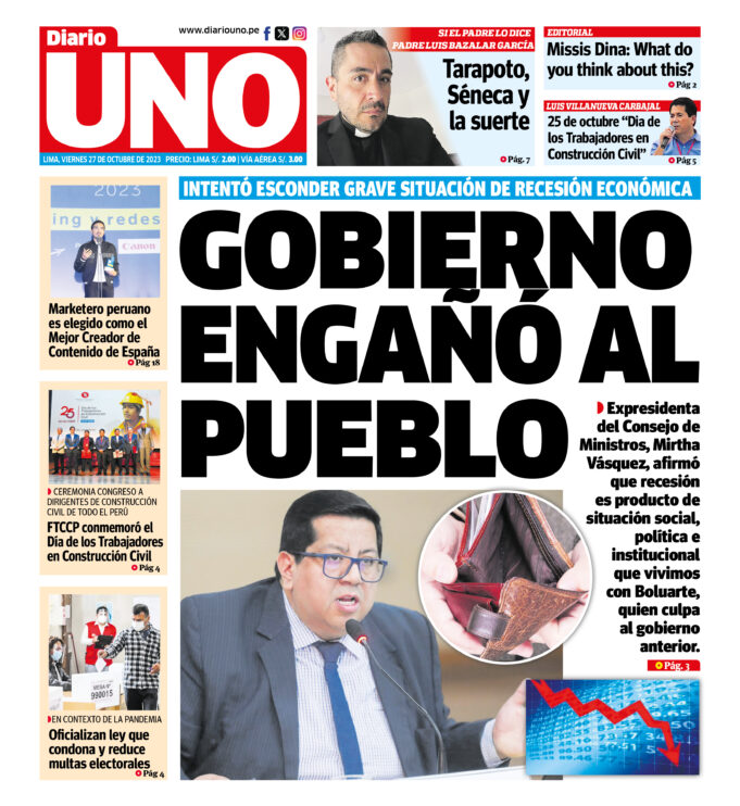 Edición del 27 de octubre de 2023