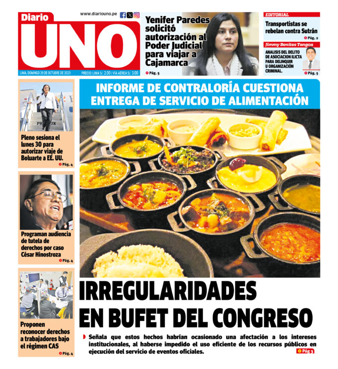 Edición del 29 de octubre de 2023