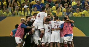 Venezuela dio el campanazo al empatarle a Brasil en Cuiabá 1-1