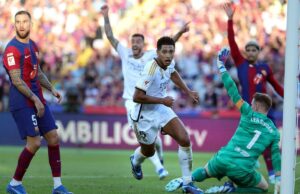 El Madrid hizo daño en Cataluña y venció al Barcelona 2-1 en el Derbi de España