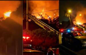 Acantilado de la Costa Verde se incendia y genera pánico: Bomberos logran controlar el fuego(VIDEO)