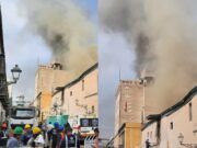 Centro Histórico de Lima: incendio en almacén clandestino de plásticos moviliza a más de 15 unidades de bomberos(VIDEO)