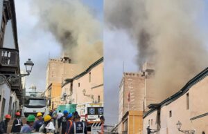 Centro Histórico de Lima: incendio en almacén clandestino de plásticos moviliza a más de 15 unidades de bomberos(VIDEO)