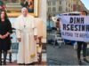 Dina Boluarte con el Papa Francisco:Protestas se hicieron sentir hasta en El Vaticano