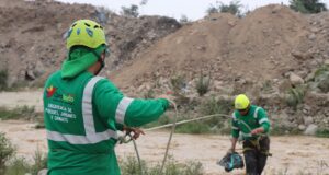 Recolectan una tonelada de residuos en campaña en el río Chillón