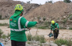 Recolectan una tonelada de residuos en campaña en el río Chillón