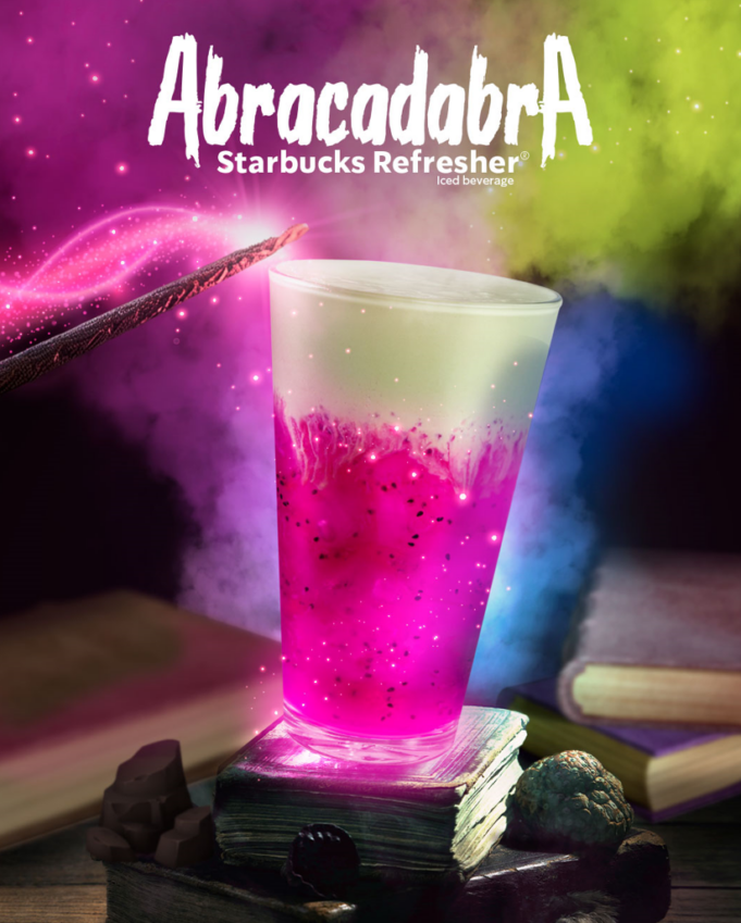 Este Halloween, Cae Bajo el Hechizo del Nuevo Abracadabra Starbucks Refresher® Bebida Fría
