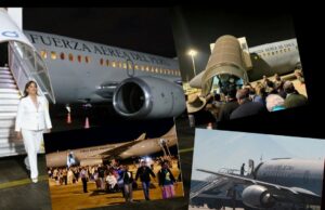 Dina Boluarte viaja a Europa en avión de lujo de la FAP y abandona a peruanos en Israel(VIDEO)