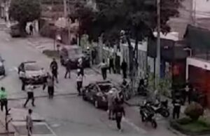 Balacera en San Borja: Policías se enfrentan a mafia de trabajadores de construcción civil(VIDEO)
