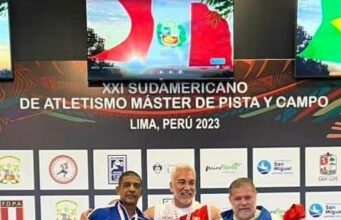 Freddy Gonzales vale un Perú al ganar cinco medallas en Sudamericano de Atletismo Máster