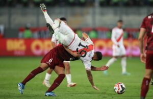 Perú no pudo con Venezuela empatando 1-1 y sigue colero en la tabla