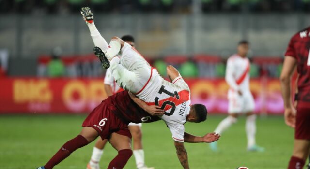 Perú no pudo con Venezuela empatando 1-1 y sigue colero en la tabla