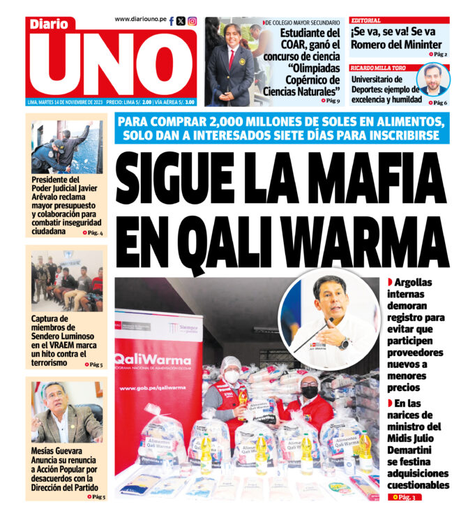 Edición del 14 de noviembre de 2023