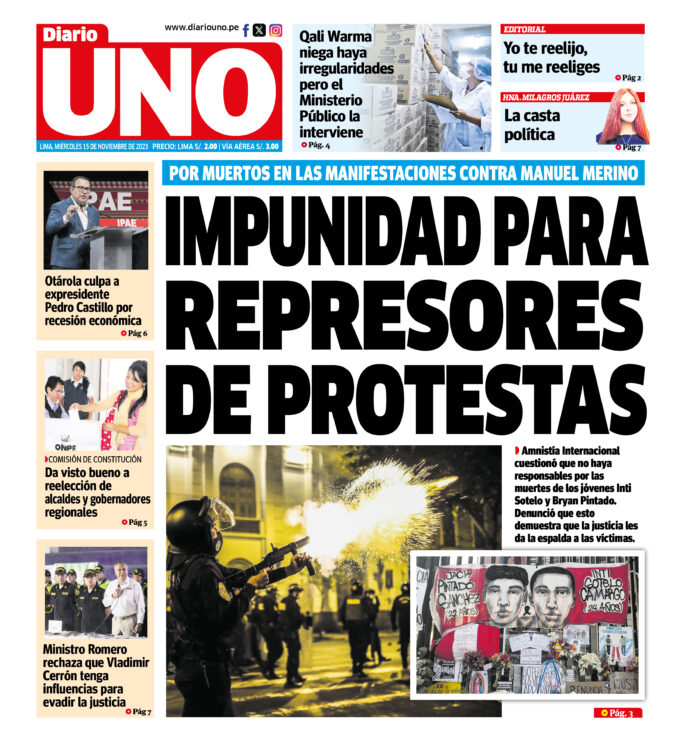 Edición del 15 de noviembre de 2023