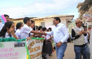 Gobernador de Amazonas inaugura Colegio Jorge Basadre en Lonya Grande