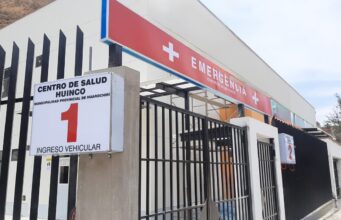 Reconstrucción de nuevo centro de salud Huincoen Huarochirí registra avance de 82.88 %