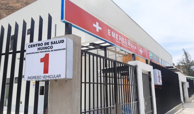 Reconstrucción de nuevo centro de salud Huincoen Huarochirí registra avance de 82.88 %