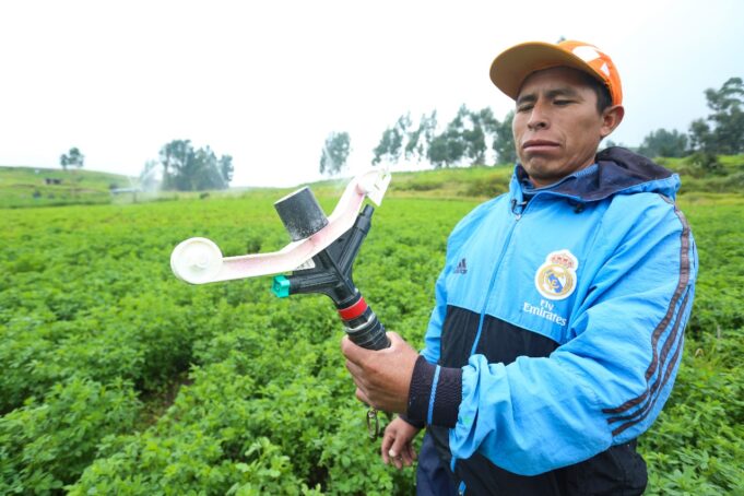 Son acciones de Agroideas en las regiones del sur para contrarrestar los efectos del Niño