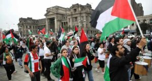 Marcha por la solidaridad con el pueblo de Palestina