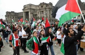 Marcha por la solidaridad con el pueblo de Palestina